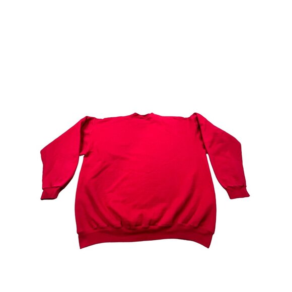 VTG Hanes Ultimate Print Pro Mens XL Red Sweatshirt Adult Cotton Polyester Blend - Picture 2 of 11